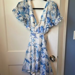 Blue summer dress size s (AUS size 6)